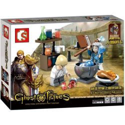 SEMBO SD3051 3051 Xếp hình kiểu  CHRONICLES OF THE GHOSTLY TRIBE Ghost Tribal Series Tuyển Tập Bộ Lạc Ma Quái 283 khối