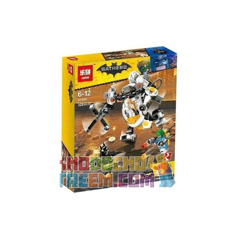 NOT Lego EGGHEAD MECH FOOD FIGHT 70920 Bela Lari 10879 LEPIN 07096 SHENG YUAN/SY 1011 xếp lắp ráp ghép mô hình ROBOT KHỔNG LỒ CỦA EGGHEAD CUỘC CHIẾN ĐỒ ĂN MECH ĐẦU TRỨNG The Lego Batman Movie Người Dơi Bảo Vệ Gotham 293 khối