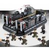 XINGBAO XB-06019 06019 XB06019 non  TÀU ĐỆM KHÍ ĐỔ BỘ bộ đồ chơi xếp lắp ráp ghép mô hình Across The Battlefield ACROSS THE BATTLEFIELD AMPHIBIOUS TRANSPORT SHIP Băng Qua Chiến Trường 3006 khối