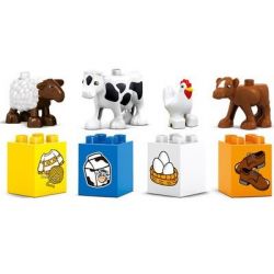 JUN DA LONG TOYS JDLT 5310A Xếp hình kiểu    Happy Farm Nông Trại Vui Vẻ 51 khối