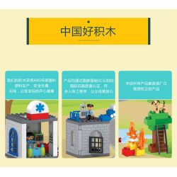 JUN DA LONG TOYS JDLT 5276A Xếp hình kiểu    Fire City Thành Phố Lính Cứu Hỏa 126 khối