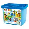 JUN DA LONG TOYS JDLT 5318A Xếp hình kiểu    Animal World Big Bucket Thế Giới Động Vật 220 khối
