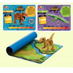 JUN DA LONG TOYS JDLT 5073A Xếp hình kiểu    Dinosaur World Lạc Vào Thế Giới Khủng Long 138 khối