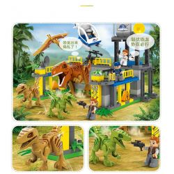 JUN DA LONG TOYS JDLT 5073A Xếp hình kiểu    Dinosaur World Lạc Vào Thế Giới Khủng Long 138 khối