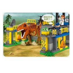 JUN DA LONG TOYS JDLT 5073A Xếp hình kiểu    Dinosaur World Lạc Vào Thế Giới Khủng Long 138 khối