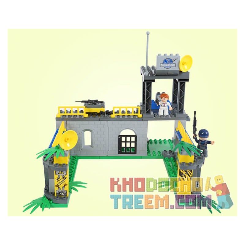JUN DA LONG TOYS JDLT 5073A Xếp hình kiểu    Dinosaur World Lạc Vào Thế Giới Khủng Long 138 khối