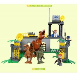 JUN DA LONG TOYS JDLT 5073A Xếp hình kiểu    Dinosaur World Lạc Vào Thế Giới Khủng Long 138 khối