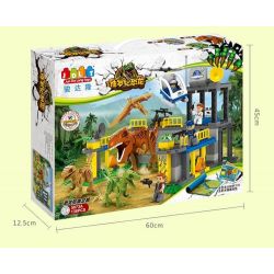 JUN DA LONG TOYS JDLT 5073A Xếp hình kiểu    Dinosaur World Lạc Vào Thế Giới Khủng Long 138 khối
