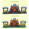 JUN DA LONG TOYS JDLT 5072A Xếp hình kiểu    Dinosaur World Thế Giới Khủng Long 141 khối