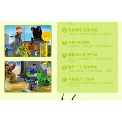 JUN DA LONG TOYS JDLT 5076A Xếp hình kiểu    Dinosaur World Chiến Đấu Bầy Khủng Long 106 khối