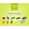 JUN DA LONG TOYS JDLT 5076A Xếp hình kiểu    Dinosaur World Chiến Đấu Bầy Khủng Long 106 khối