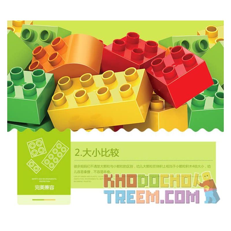 JUN DA LONG TOYS JDLT 5076A Xếp hình kiểu    Dinosaur World Chiến Đấu Bầy Khủng Long 106 khối