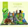 JUN DA LONG TOYS JDLT 5076A Xếp hình kiểu    Dinosaur World Chiến Đấu Bầy Khủng Long 106 khối