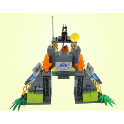 JUN DA LONG TOYS JDLT 5076A Xếp hình kiểu    Dinosaur World Chiến Đấu Bầy Khủng Long 106 khối