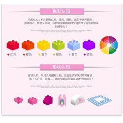 JUN DA LONG TOYS JDLT 5252A Xếp hình kiểu    Dream Castle And Princess Tòa Lâu Đài Và Công Chúa 96 khối