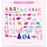 JUN DA LONG TOYS JDLT 5252A Xếp hình kiểu    Dream Castle And Princess Tòa Lâu Đài Và Công Chúa 96 khối