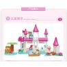 JUN DA LONG TOYS JDLT 5253A Xếp hình kiểu    Castle On River Lâu Đài Trên Sông 110 khối