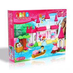 JUN DA LONG TOYS JDLT 5253A Xếp hình kiểu    Castle On River Lâu Đài Trên Sông 110 khối