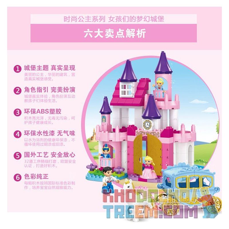 JUN DA LONG TOYS JDLT 5256A Xếp hình kiểu    Sofia Princess With Her  In Glorious Castle Lâu Đài Mơ Ước 189 khối JUN DA LONG TOYS JDLT 5256A Xếp hình kiểu    Sofia Princess With Her  In Glorious Castle Lâu Đài Mơ Ước 189 khối