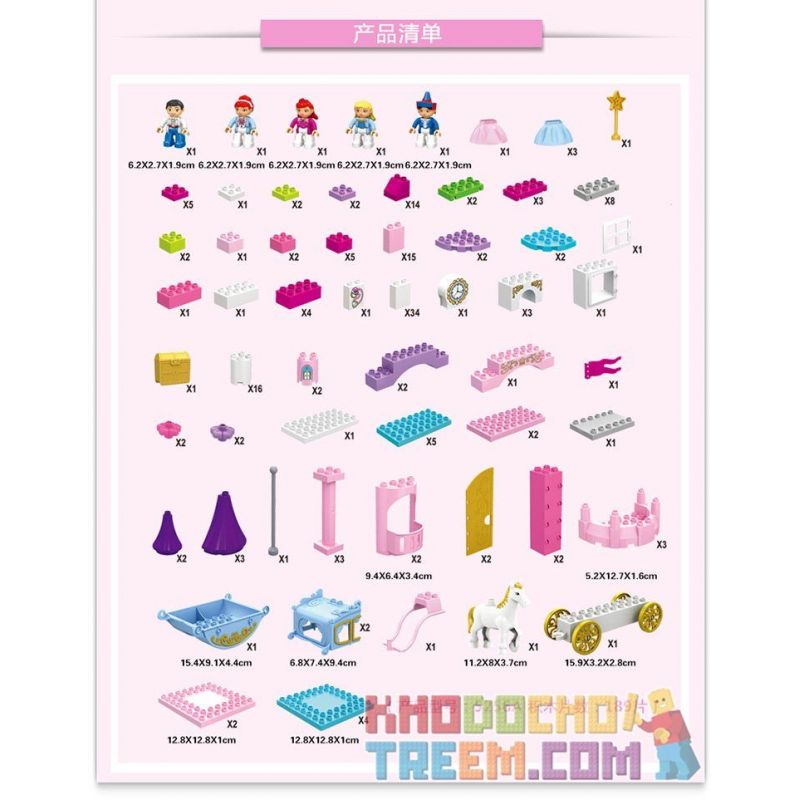 JUN DA LONG TOYS JDLT 5256A Xếp hình kiểu    Sofia Princess With Her  In Glorious Castle Lâu Đài Mơ Ước 189 khối JUN DA LONG TOYS JDLT 5256A Xếp hình kiểu    Sofia Princess With Her  In Glorious Castle Lâu Đài Mơ Ước 189 khối