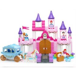 JUN DA LONG TOYS JDLT 5256A Xếp hình kiểu Lego Duplo DUPLO Sofia Princess With Her Friends In Glorious Castle Lâu Đài Mơ Ước 189 khối