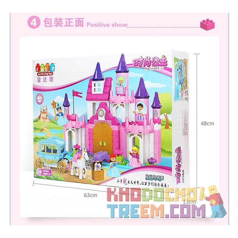 JUN DA LONG TOYS JDLT 5256A Xếp hình kiểu    Sofia Princess With Her  In Glorious Castle Lâu Đài Mơ Ước 189 khối JUN DA LONG TOYS JDLT 5256A Xếp hình kiểu    Sofia Princess With Her  In Glorious Castle Lâu Đài Mơ Ước 189 khối