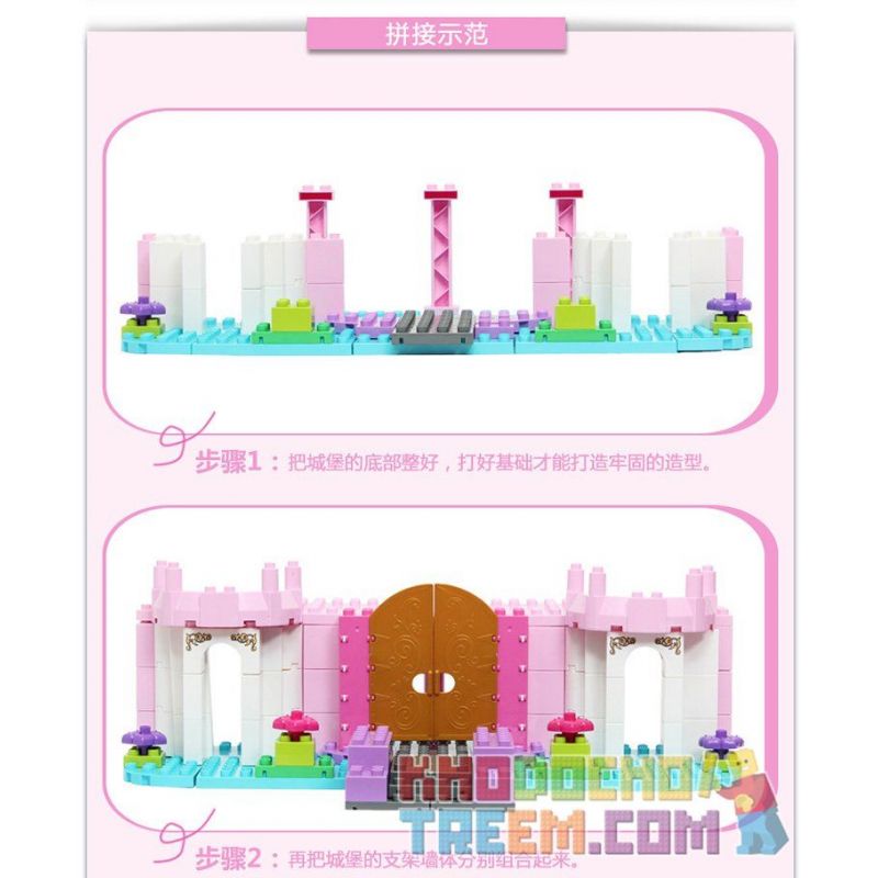 JUN DA LONG TOYS JDLT 5256A Xếp hình kiểu    Sofia Princess With Her  In Glorious Castle Lâu Đài Mơ Ước 189 khối JUN DA LONG TOYS JDLT 5256A Xếp hình kiểu    Sofia Princess With Her  In Glorious Castle Lâu Đài Mơ Ước 189 khối