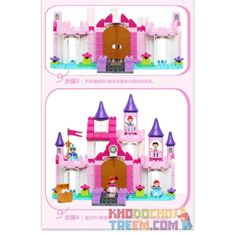 JUN DA LONG TOYS JDLT 5256A Xếp hình kiểu    Sofia Princess With Her  In Glorious Castle Lâu Đài Mơ Ước 189 khối JUN DA LONG TOYS JDLT 5256A Xếp hình kiểu    Sofia Princess With Her  In Glorious Castle Lâu Đài Mơ Ước 189 khối