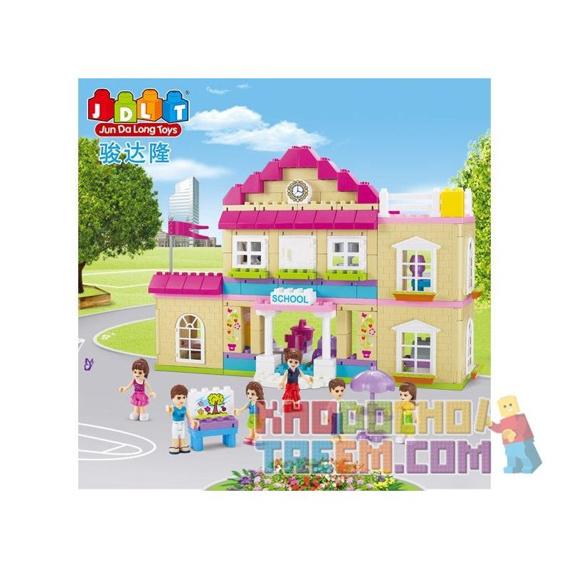 Xếp hình kiểu  Girls' School Trường Học Điệu Đà 193 khối  Xếp hình kiểu  Girls' School Trường Học Điệu Đà 193 khối