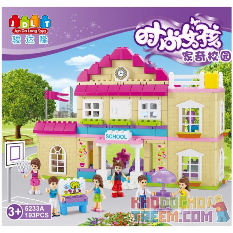 Xếp hình kiểu  Girls' School Trường Học Điệu Đà 193 khối  Xếp hình kiểu  Girls' School Trường Học Điệu Đà 193 khối