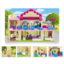 Xếp hình kiểu  Girls' School Trường Học Điệu Đà 193 khối  Xếp hình kiểu  Girls' School Trường Học Điệu Đà 193 khối