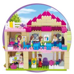 JUN DA LONG TOYS JDLT 5233A Xếp hình kiểu     At Campus Khuôn Viên Trường Học Của Những Người Bạn 193 khối