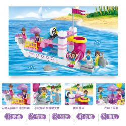 JUN DA LONG TOYS JDLT 5236A Xếp hình kiểu    Adventure On Boat Cuộc Du Thuyền Náo Nhiệt 118 khối