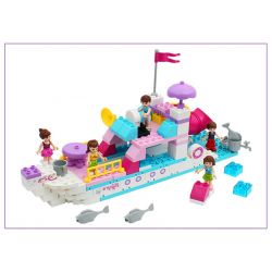JUN DA LONG TOYS JDLT 5236A Xếp hình kiểu    Adventure On Boat Cuộc Du Thuyền Náo Nhiệt 118 khối