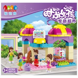JUN DA LONG TOYS JDLT 5238A Xếp hình kiểu    Going To Supermarket Học Nấu Ăn Cùng Các Cô Gái 95 khối