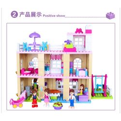 JUN DA LONG TOYS JDLT 5228A Xếp hình kiểu    House Of  Ngôi Nhà Và Những Người Bạn 185 khối