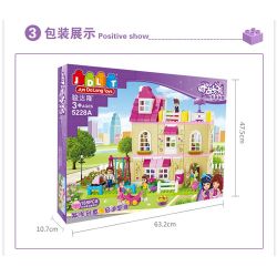 JUN DA LONG TOYS JDLT 5228A Xếp hình kiểu    House Of  Ngôi Nhà Và Những Người Bạn 185 khối