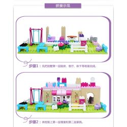 JUN DA LONG TOYS JDLT 5228A Xếp hình kiểu    House Of  Ngôi Nhà Và Những Người Bạn 185 khối