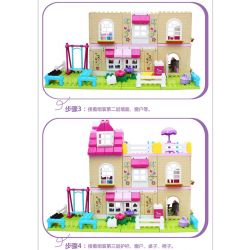 JUN DA LONG TOYS JDLT 5228A Xếp hình kiểu    House Of  Ngôi Nhà Và Những Người Bạn 185 khối