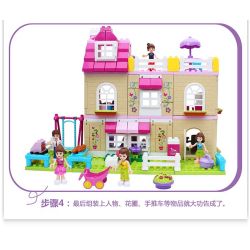 JUN DA LONG TOYS JDLT 5228A Xếp hình kiểu    House Of  Ngôi Nhà Và Những Người Bạn 185 khối