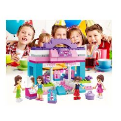 JUN DA LONG TOYS JDLT 5230A Xếp hình kiểu    Beauty Shop Cửa Hàng Mỹ Phẩm Vui Vẻ 125 khối