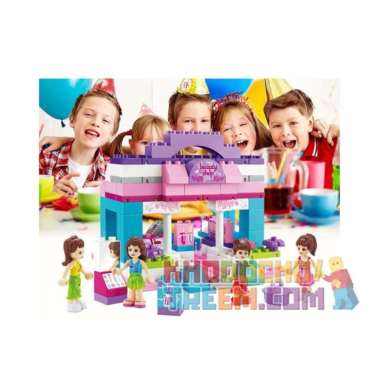 JUN DA LONG TOYS JDLT 5230A Xếp hình kiểu    Beauty Shop Cửa Hàng Mỹ Phẩm Vui Vẻ 125 khối