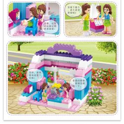 JUN DA LONG TOYS JDLT 5230A Xếp hình kiểu    Beauty Shop Cửa Hàng Mỹ Phẩm Vui Vẻ 125 khối