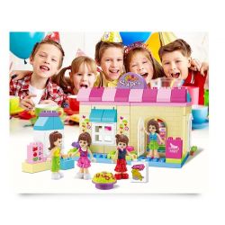 JUN DA LONG TOYS JDLT 5232A Xếp hình kiểu    Convenient Store Cửa Hàng Tiện Ích 73 khối