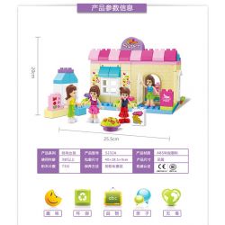 JUN DA LONG TOYS JDLT 5232A Xếp hình kiểu    Convenient Store Cửa Hàng Tiện Ích 73 khối