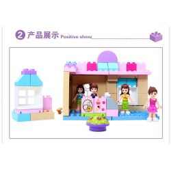 JUN DA LONG TOYS JDLT 5232A Xếp hình kiểu    Convenient Store Cửa Hàng Tiện Ích 73 khối