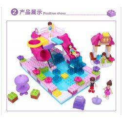 JUN DA LONG TOYS JDLT 5235A Xếp hình kiểu    Water Park Công Viên Nước 156 khối