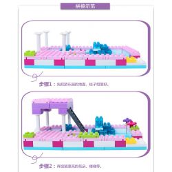 JUN DA LONG TOYS JDLT 5235A Xếp hình kiểu    Water Park Công Viên Nước 156 khối