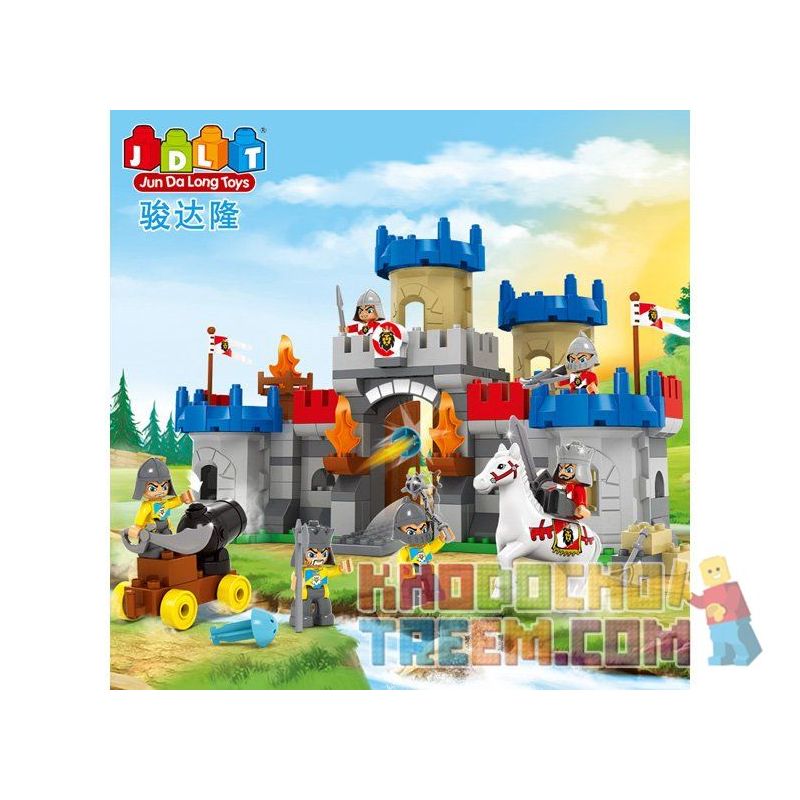 JUN DA LONG TOYS JDLT 5262A Xếp hình kiểu    Confrontation Between Two Army Forces Cuộc Đối Đầu Máu Lửa 115 khối