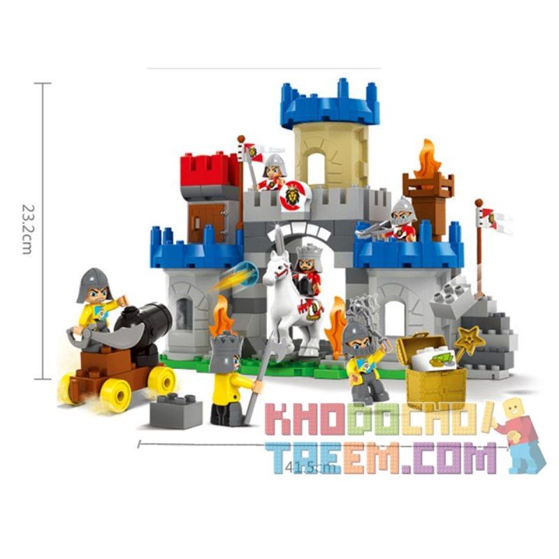 JUN DA LONG TOYS JDLT 5262A Xếp hình kiểu    Confrontation Between Two Army Forces Cuộc Đối Đầu Máu Lửa 115 khối